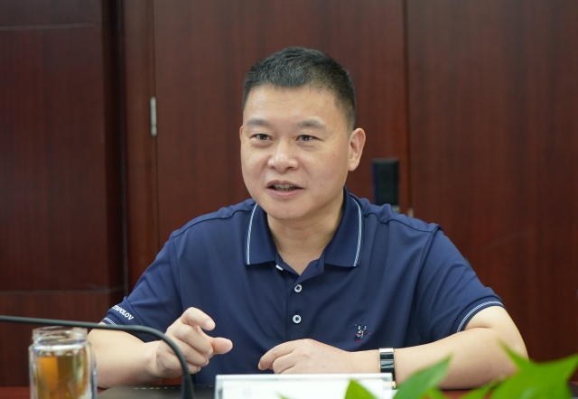 华北地勘局局长唐海军来我局调研交流